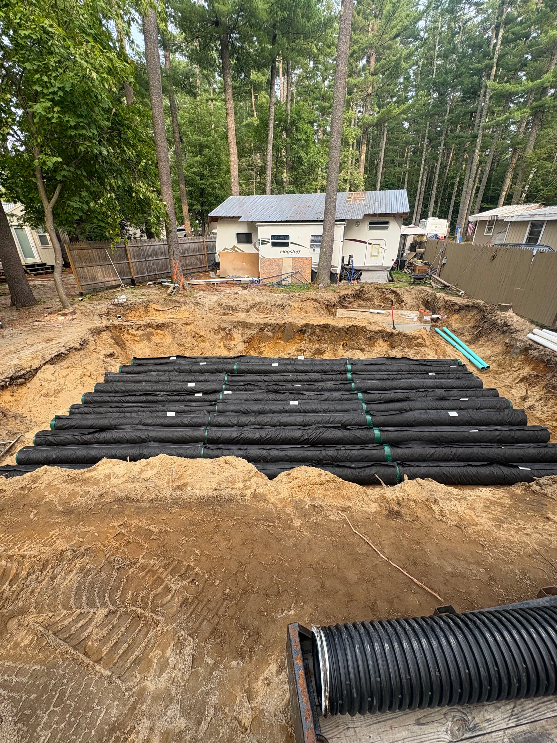 New Shared Septic Field and Tank Installation in Mount Washington Valley image