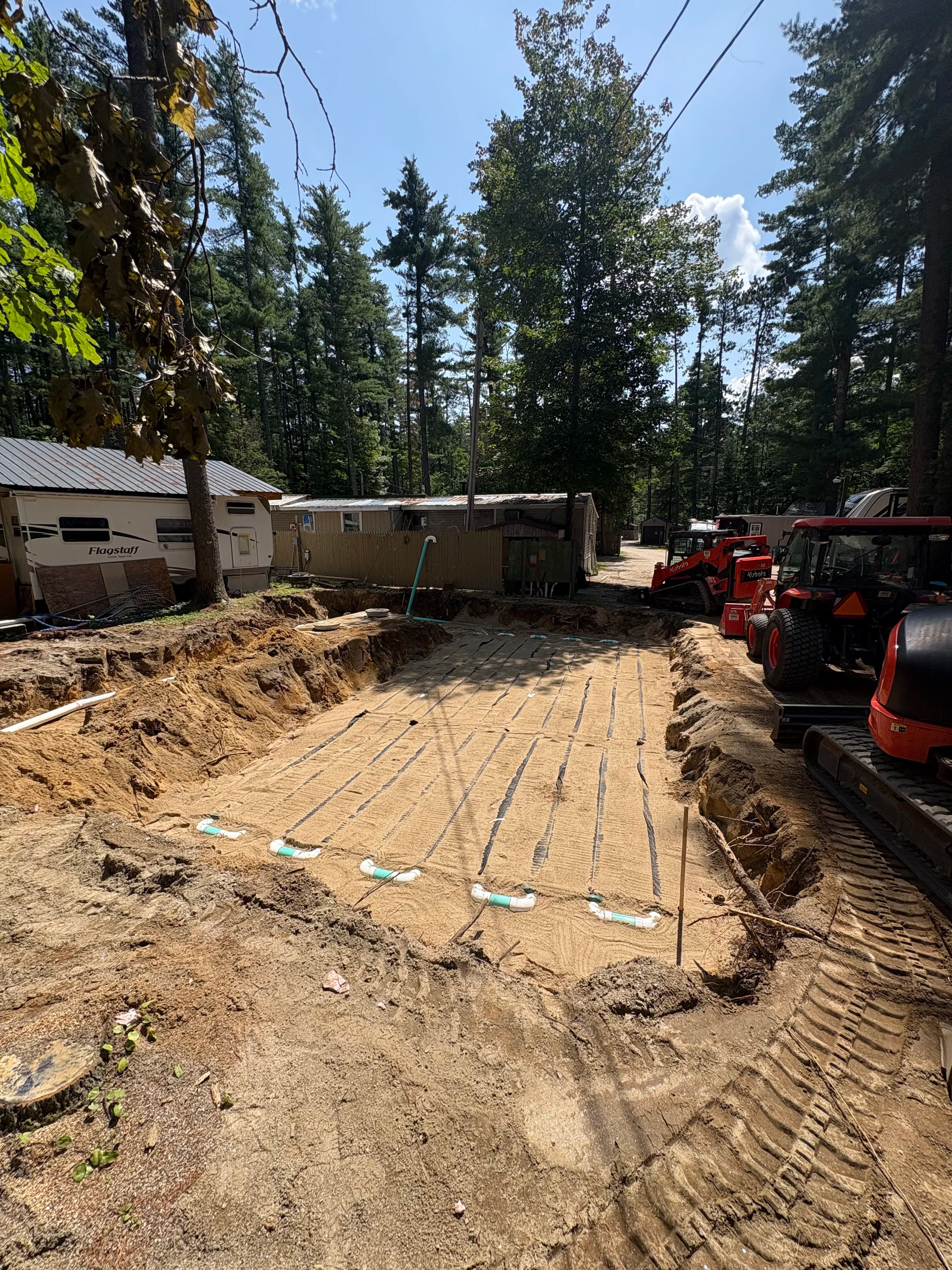 Project 300 Linear Feet of Presby Enviro Septic Installed in North Conway image