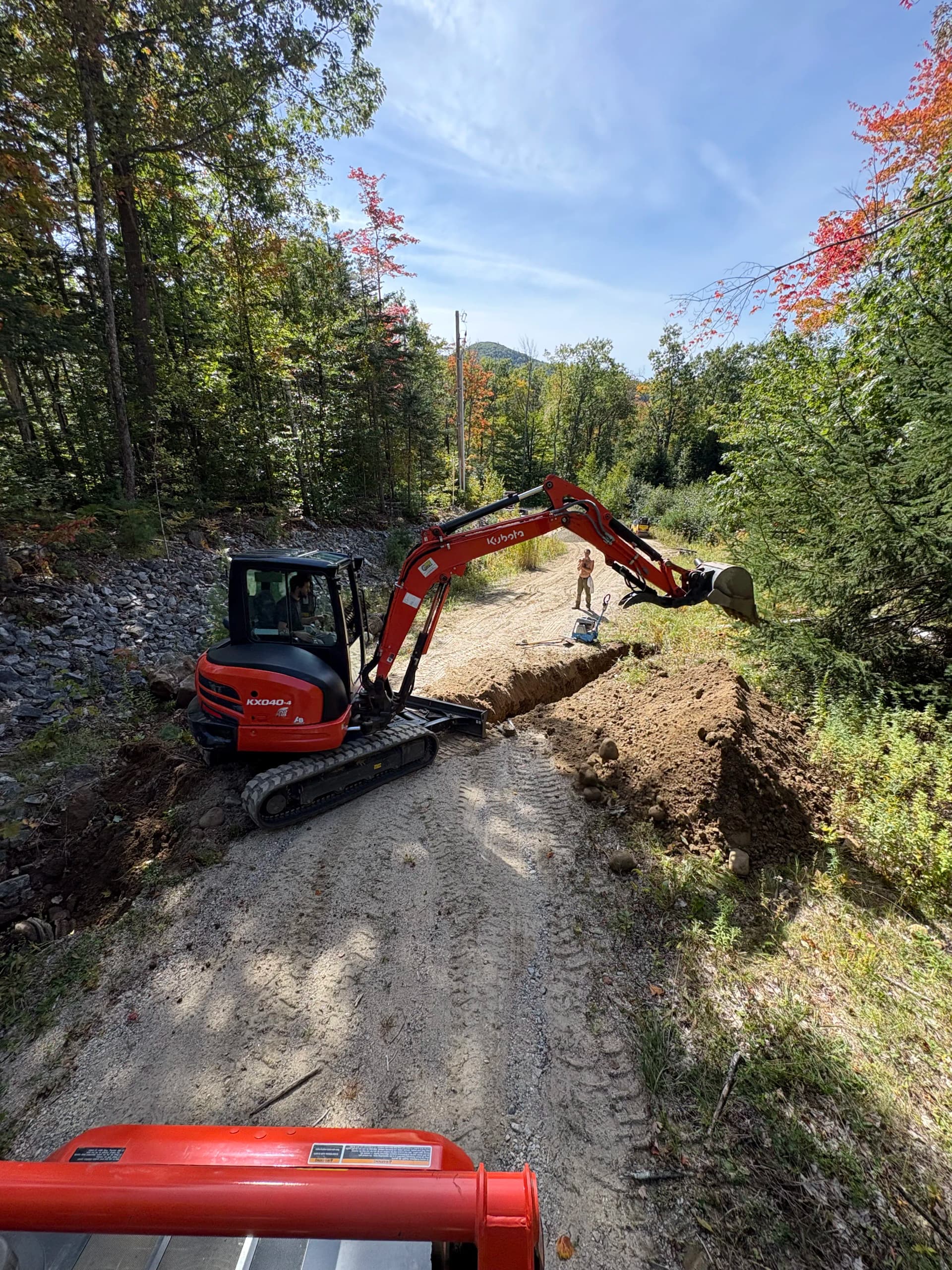 Driveway Re-Grade, Gravel, and Culvert Replacement in North Conway NH image