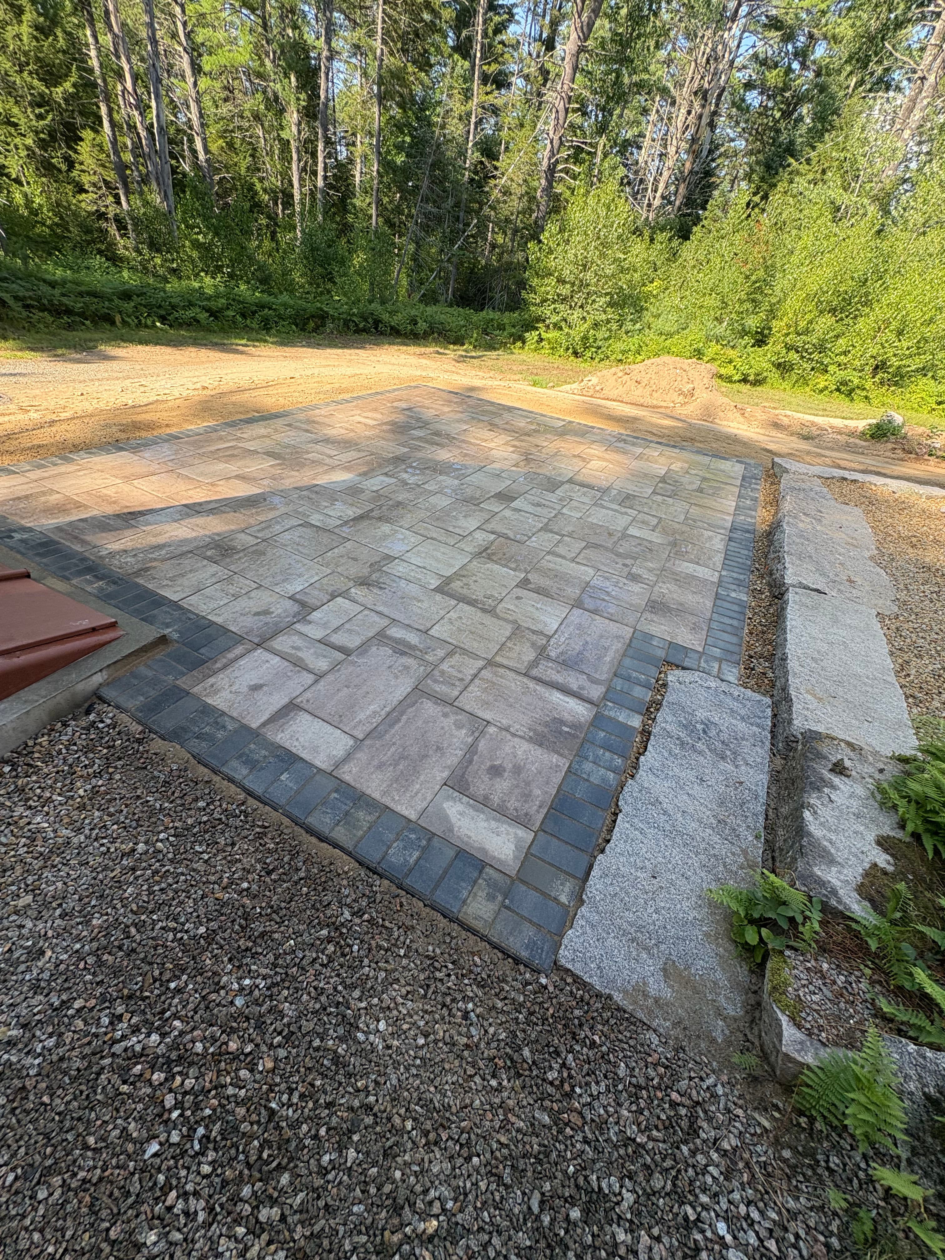 Project Uni-Lock Paver Patio Built for New England Weather in North Conway image
