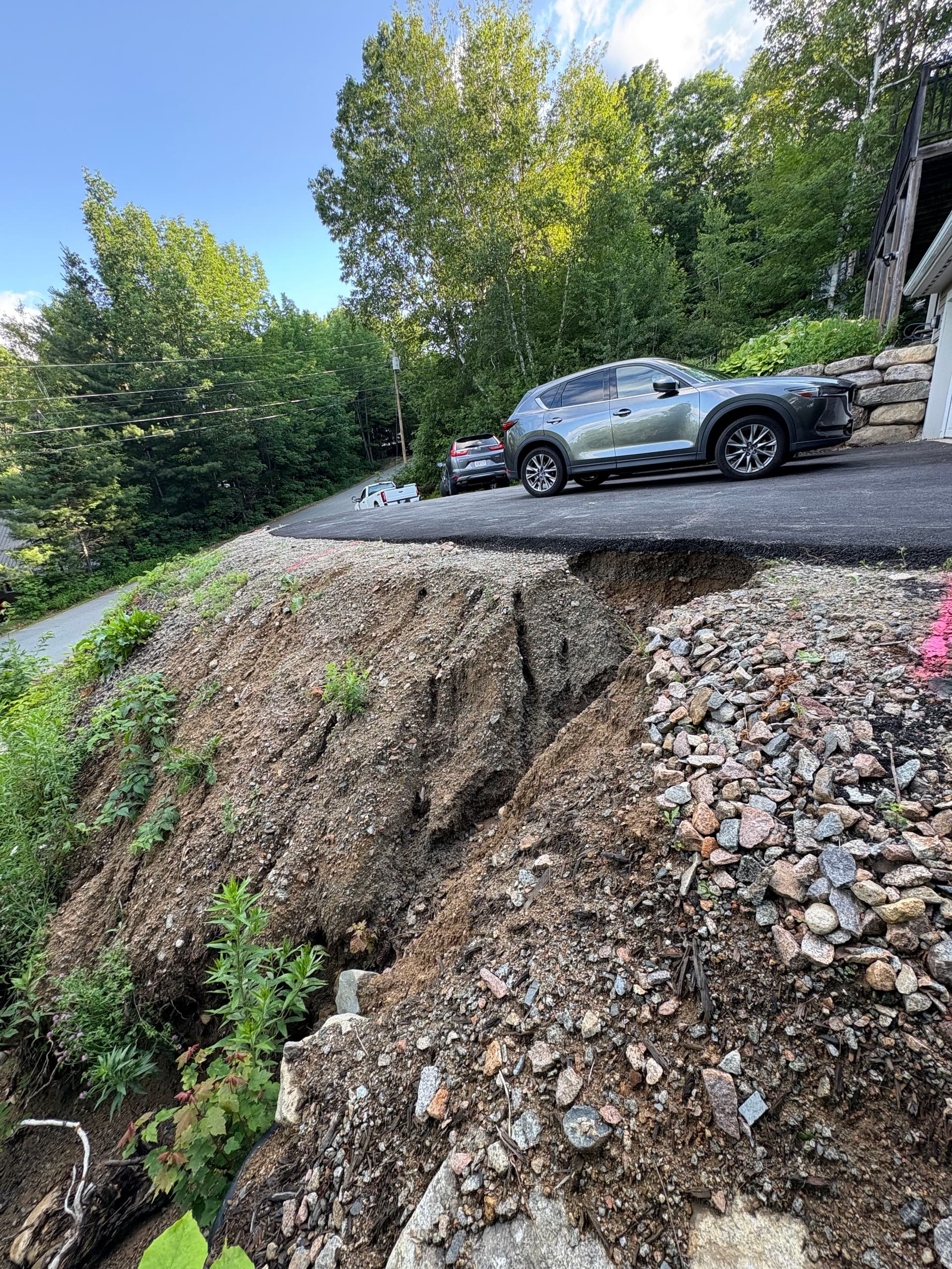 Failed Stormwater Drain Line Repair and Erosion Control in Jackson image