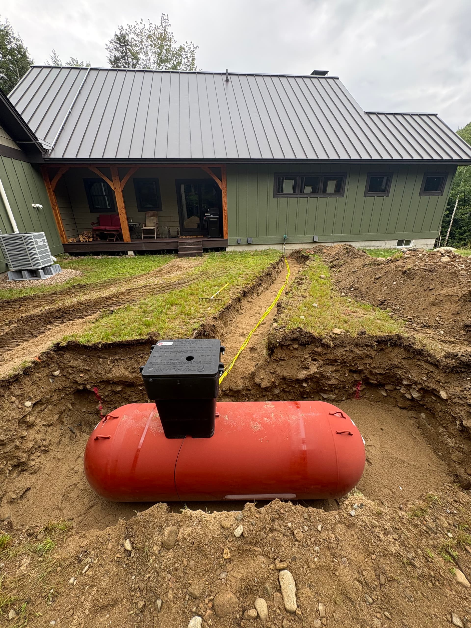 Gallery photos for Underground Propane Tank and Gas Line Install in North Conway: Image #2