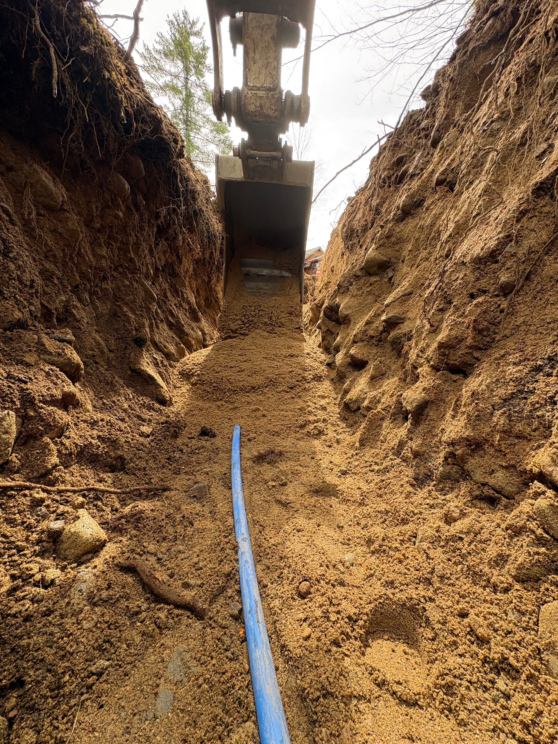 New Home Water Service Installation in Conway NH image